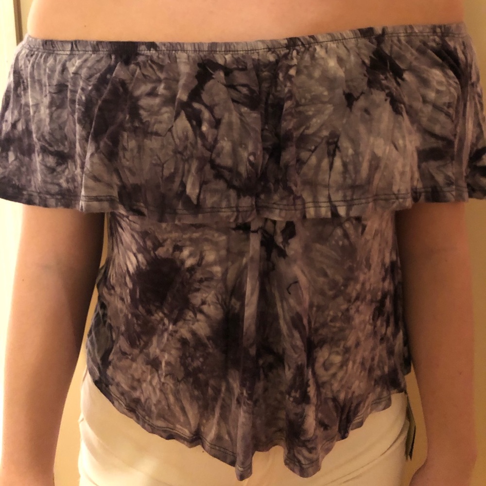 Off the shoulder crop top